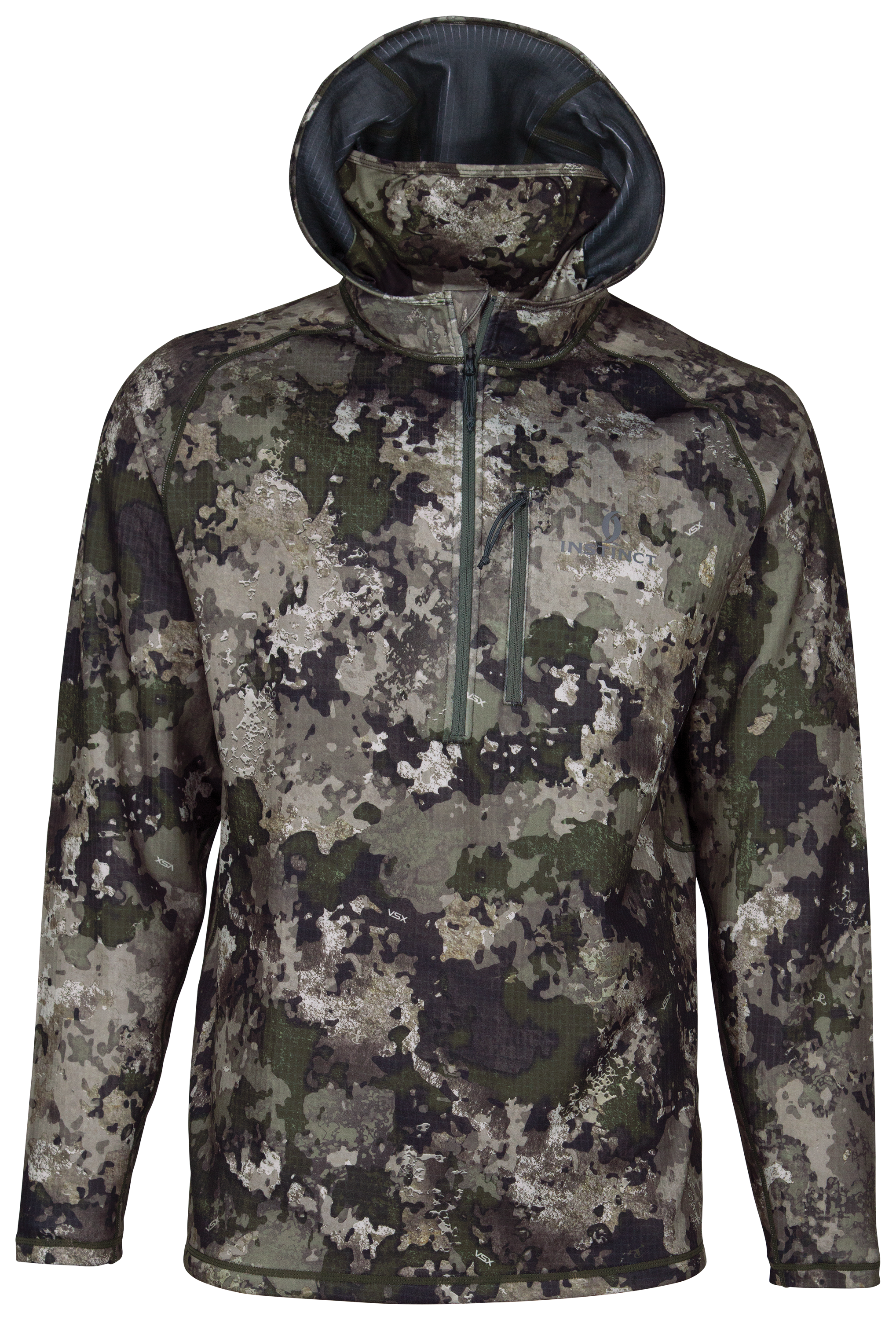 Cabela's Instinct Midweight Quarter-Zip Long-Sleeve Hoodie with 4MOST ...